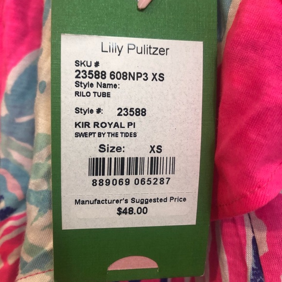 ๐SOLD๐ Lilly Pulitzer XS Rilo Top - Picture 2 of 2